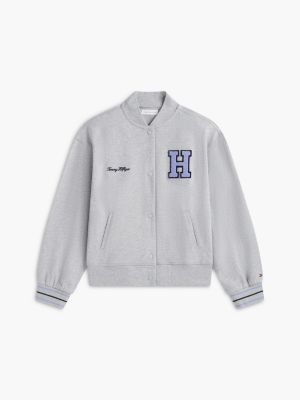 Детские худи Tommy Hilfiger Kids' Varsity Sweatshirt Bomber — фото 5
