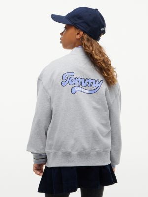 Детские худи Tommy Hilfiger Kids' Varsity Sweatshirt Bomber — фото 4