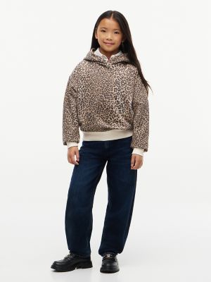 Детское худи Tommy Hilfiger Leopard Print, цвет: Леопардовый — фото 2