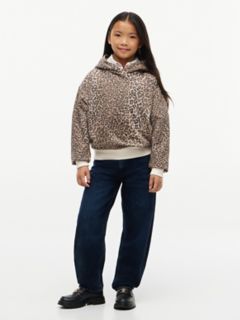 Kids' Leopard Print Hoodie — Leopard AOP 2