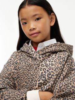 Kids' Leopard Print Hoodie — Leopard AOP 3