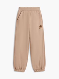 Kids' Relaxed Tonal Crest Logo Sweatpant — Malted Milk 5