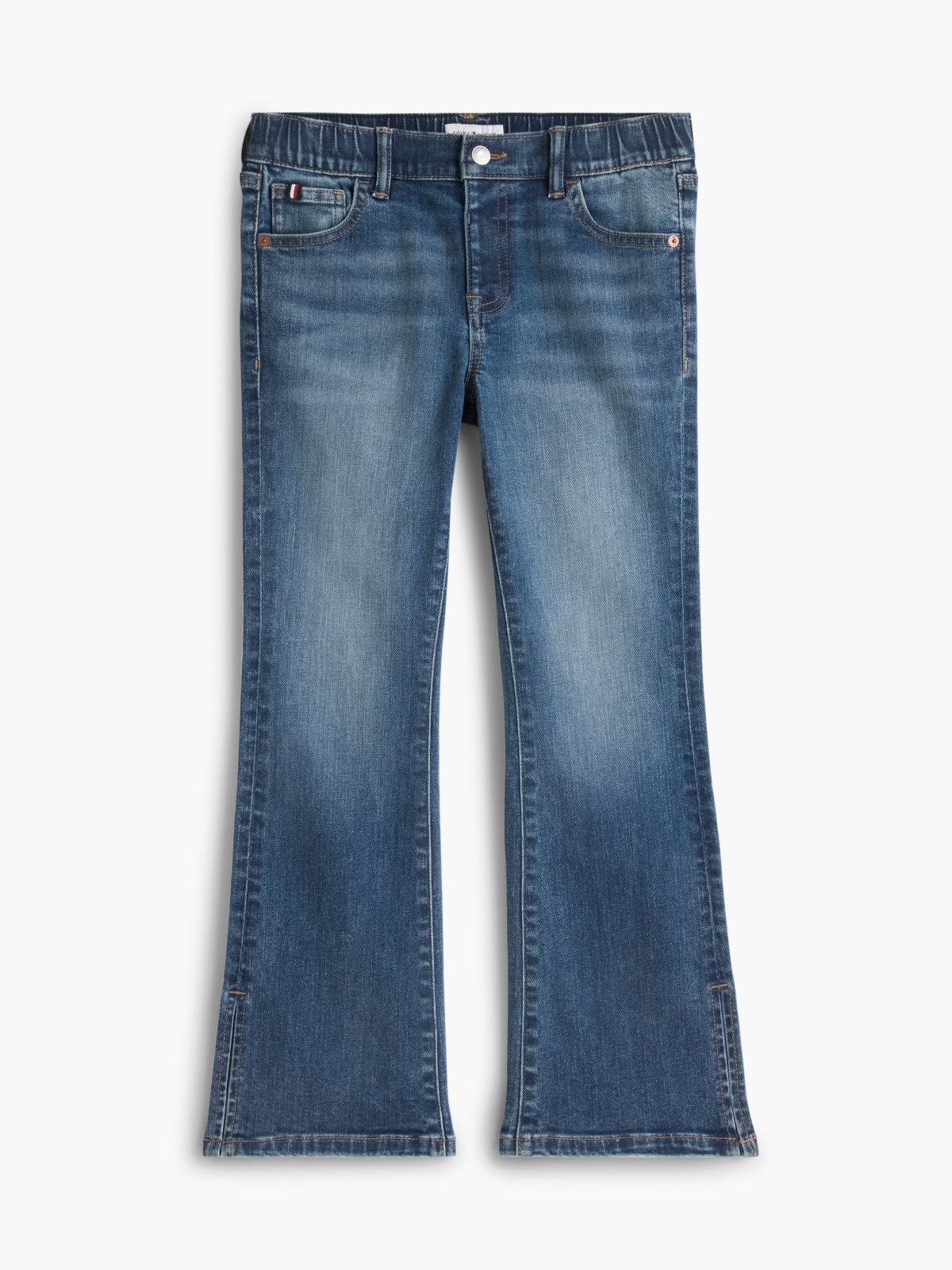 Kids' Pull-On Flare Jean — Med Wash