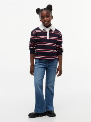 Kids' Pull-On Flare Jean, Med Wash