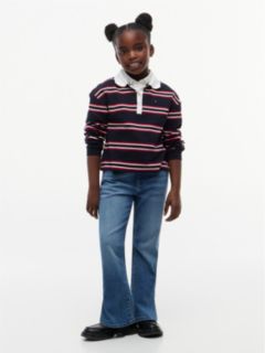 Kids' Pull-On Flare Jean — Med Wash 1