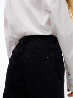 Kids' High-Rise Wide Leg Stretch Jean — Black 3