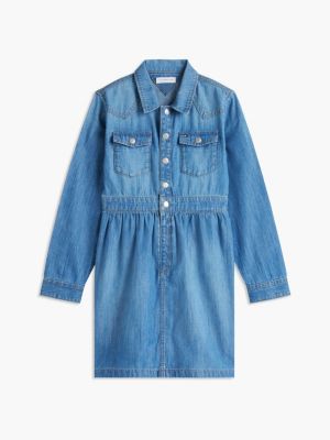 Детское платье Tommy Hilfiger Denim Western, цвет: Варёный — фото 5