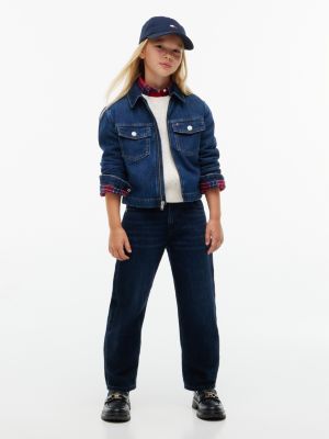 Детские куртки Tommy Hilfiger Kids' Denim Zip Jacket — фото 2