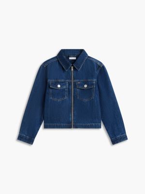 Детские куртки Tommy Hilfiger Kids' Denim Zip Jacket — фото 5