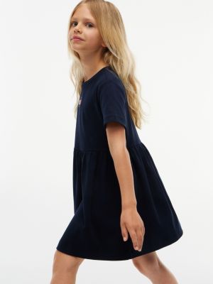 Детские платья Tommy Hilfiger Kids' Rhinestone Flag Interlock Dress — фото 2