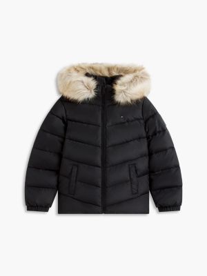 Детские куртки Tommy Hilfiger Kids' Hooded Puffer Jacket — фото 5