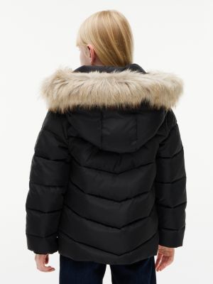 Детские куртки Tommy Hilfiger Kids' Hooded Puffer Jacket — фото 4