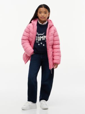 Детские куртки Tommy Hilfiger Kids' Quilted Hooded Jacket — фото 2