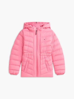 Детские куртки Tommy Hilfiger Kids' Quilted Hooded Jacket — фото 5