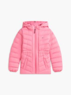 Kids' Quilted Hooded Jacket — Jasmine Pink 5
