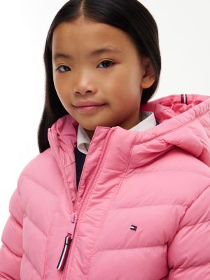 Детские куртки Tommy Hilfiger Kids' Quilted Hooded Jacket — фото 3