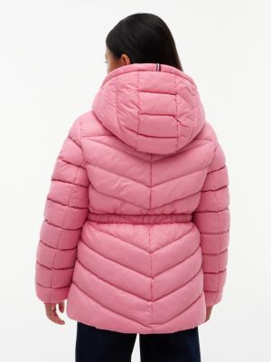 Детские куртки Tommy Hilfiger Kids' Quilted Hooded Jacket — фото 4