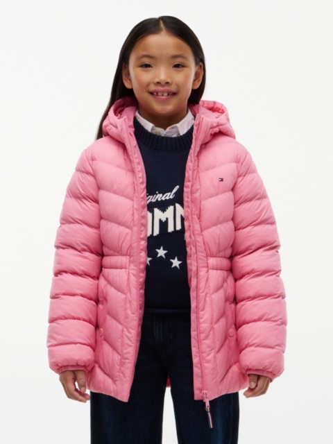 Детские куртки Tommy Hilfiger Kids' Quilted Hooded Jacket