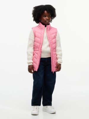 Детские жилеты Tommy Hilfiger Kids' Chevron Quilted Vest — фото 2