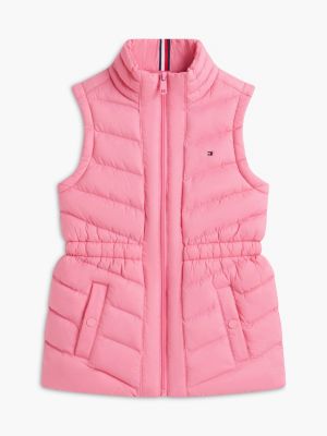 Детские жилеты Tommy Hilfiger Kids' Chevron Quilted Vest — фото 5