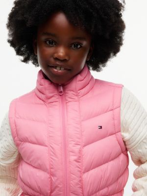 Детские жилеты Tommy Hilfiger Kids' Chevron Quilted Vest — фото 3