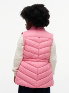 Kids' Chevron Quilted Vest — Jasmine Pink 4