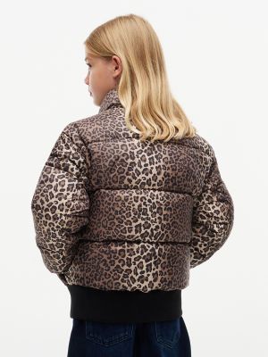 Детская куртка Tommy Hilfiger Reversible Puffer Bomber, цвет: Белый — фото 4