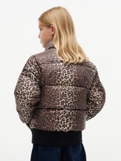 Kids' Reversible Puffer Bomber — White 4