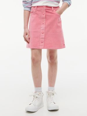Kids' Stretch Corduroy Skirt, Jasmine Pink