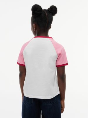 Детские футболки Tommy Hilfiger Kids' Crest Logo Raglan T-Shirt — фото 4
