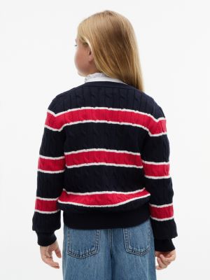 Детские кардиганы Tommy Hilfiger Kids' Striped Cardigan — фото 4