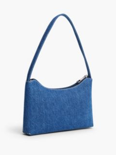 Kids' Flag Logo Denim Shoulder Bag — Medium Wash Denim 3