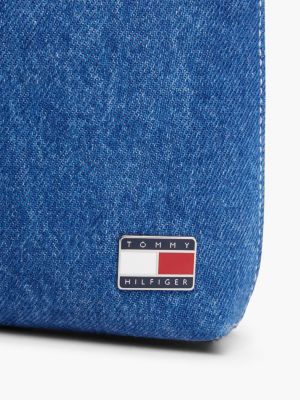 Детские сумки Tommy Hilfiger Kids' Flag Logo Denim Shoulder Bag — фото 4