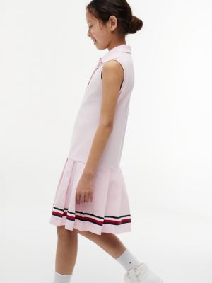 Tommy Hilfiger Kids' Sleeveless Pleated Polo Dress — фото 3