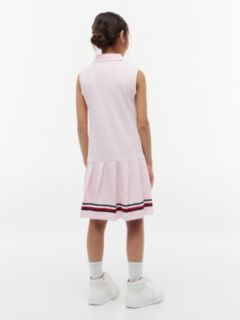 Kids' Sleeveless Pleated Polo Dress — Ballerina 4