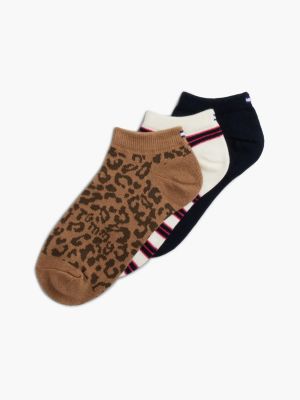 Kids' Variety Mix Ankle Sock 3-Pack, Navy Blue/ Multi