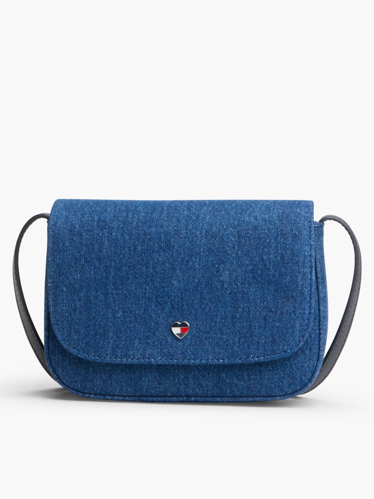 Kids' Denim Crossbody Bag — Medium Wash Denim