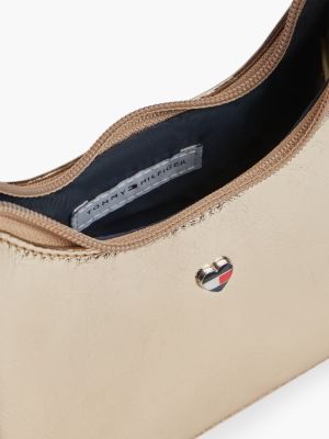 Детская сумка Tommy Hilfiger Metallic Mini Shoulder, цвет: Золотой металлик — фото 5