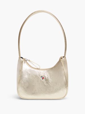 Детская сумка Tommy Hilfiger Metallic Mini Shoulder, цвет: Золотой металлик — фото 1