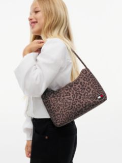 Kids' Leopard Print Denim Shoulder Bag — Cinnamon Ash Multi 2