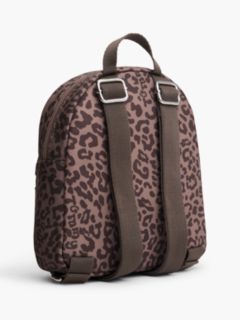 Kids' Leopard Print Denim Backpack — Cinnamon Ash Multi 3