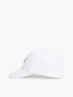 Kids' Rhinestone Flag Logo Baseball Cap — Optic White 3