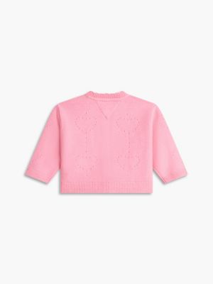Детские кардиганы Tommy Hilfiger Babies' Pointelle Heart Cardigan — фото 2