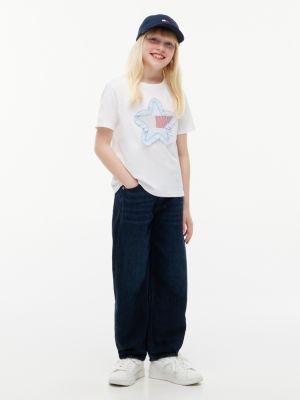 Детские футболки Tommy Hilfiger Kids' Patch Star Logo T-Shirt — фото 2