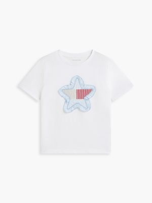 Детские футболки Tommy Hilfiger Kids' Patch Star Logo T-Shirt — фото 5