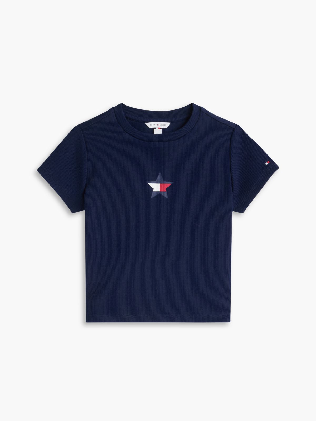 Kids' Star Logo Stretch T-Shirt — Carbon Navy