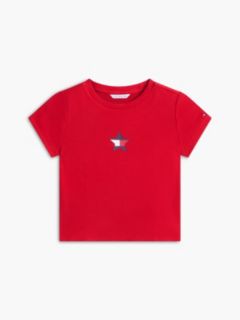 Kids' Star Logo Stretch T-Shirt — Red 5