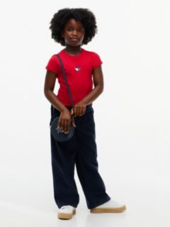 Kids' Star Logo Stretch T-Shirt — Red 2