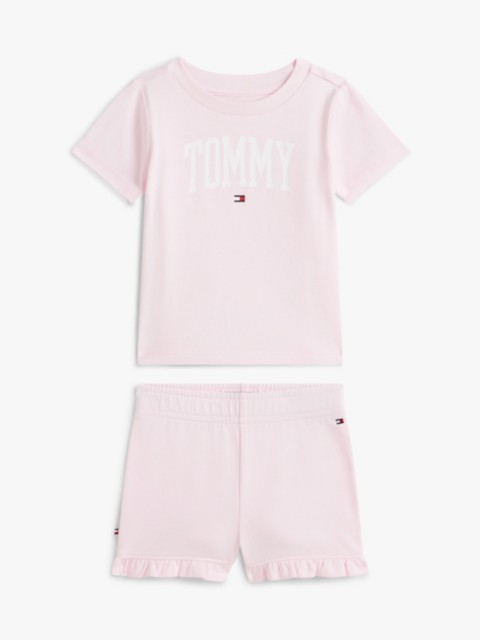 Детские брюки Tommy Hilfiger Babies' Tommy Logo T-Shirt & Short Set