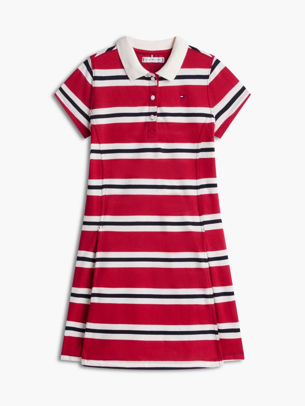 Kids' Rugby Stripe Polo Dress — Ruby Rhubarb